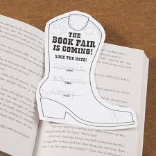 Boot Mark Download This Save The Date Bookmark From The Toolkit And Distribute Two Weeks Before Your Fai Scholastic Book Fair School Book Fair Scholastic Book