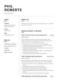 Tailor your resume by picking relevant responsibilities from. Hvac Technician Resume Guide 12 Templates Pdf Word 2020