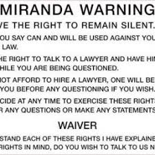 Arizona police arrested ernesto miranda in connection with a kidnapping and rape. Miranda Rights Archives Stroleny Law P A