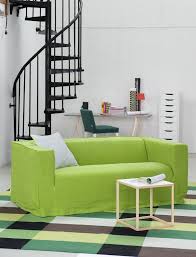 Loose Fit Urban With Pop Klippan 2 Seater Sofa Cover Loose Fit Urban Style In Leaf Brera Lino By Designers Guild Klippan Sofa Covers Apartment Inspiration