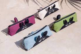 動物收納包 筆袋 化妝包 筆盒 餐具袋 動物文具 手工刺繡貓筆袋 omhandmade 筆盒 筆袋 pinkoi facebook youtube photobucket diy