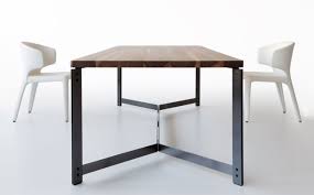 Dining Table Contemporary Metal In Wood Db11 By Dante Bonuccelli Mobimex Metal Dining Room Metal Dining Room Chairs Contemporary Dining Table