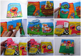 My Major Cutie: Clothbook: WHERE'S ELMO? (A peek-a-boo book)
