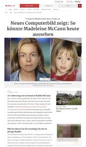 Die eltern der seit zwei jahren vermissten madeleine mccann geben nicht auf: Madeleine Fahndungsfoto Und Rtl Tv Beitrag Meer Der Ideen