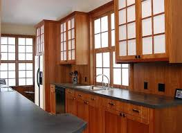 Modern Kitchen Ideas With Wooden Japanese Kitchen Set With Shoji Inspired Cabinet Doors Kitchen Tiles Design Japanese Kitchen Traditional Interior Design