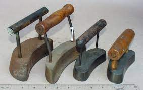 Polishing Irons For Hat Making Vintage Laundry Antique Iron Vintage Iron