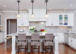 I kept the height the same as one sheet of penny tiles so that there was less cutting involved. Full Height Slab Backsplashes Are Trending Marble Granite