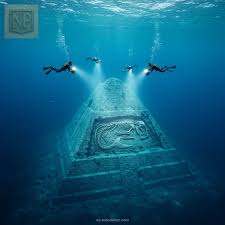 Underwater pyramids off Cuba coast
