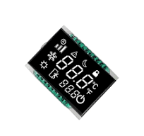 Vatn LCD Screen Printing Smart Colorful Vatn Va Segment LCD Black Glass LCD  Display, LCD Module