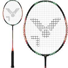 Ultra high modulus graphite + nano resi Victor Jetspeed S 10 Q Badminton Racket Red Black Professional Badminton Hq