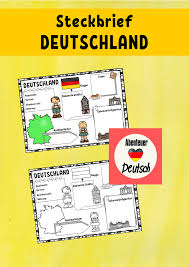 Steckbrief Deutschland Unterrichtsmaterial Im Fach Daz Daf Steckbrief Daf Unterrichtsmaterial