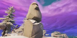 Fortnite map locations for durrr burger head, dinosaur, and stone head statue. Visit The Painted Stone Head Statue In Fortnite Season 10 Shacknews