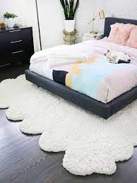 Go for calming colours rather than bold shades to create a soothing vibe. Diy Rug Area Large Rugs Cool Rugs Bedroom Rug