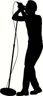 Singer Silhouette Wall Sticker Vinyl Decal The Wall Works In 2020 Silhouette Silhouette Pictures Silhouette Art