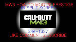 Hack mw3 1.24 ps3 | eboot + pkg. Mod Mw3 Splitscreen Hack 20th Prestige Unlock All Colour Classes Etc Usb Easy By Xexproductionz1