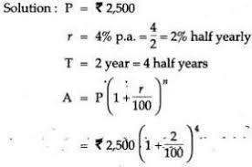 Compound Interest Icse Solutions Class 10 Mathematics 2 Mathematics Math Formulas Solutions