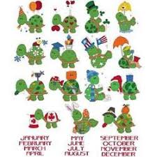 Download and print any pdf cross stitch design for free from the list below to make your own inspirational embroidery. Calendar Turtles Combo Cross Stitch Pattern