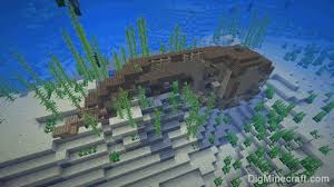 shipwreck in minecraft