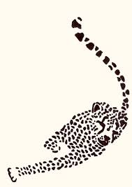 Black And White Cheetah Logo Cheetah Black And White By Toyah13 On Deviantart Cheetah Tattoo Leopard Tattoos Cheetah Drawing