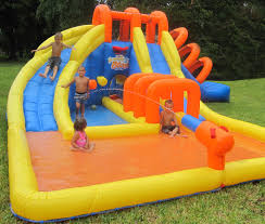 What kid doesn't love to run through the sprinklers, swim in the pool and inflatable water park or floating water park whatever you call them theyre the new summertime this water park is the ultimate aquatic adventure. Water Slide Archives Kidwise Outdoors Blog