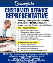 In this episode, we shadow senior service a. Customer Service Representative Swagelok San Diego Ca
