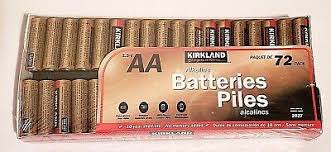 Kirkland Signature Aa Alkaline Batteries 1 5 V 72 Count