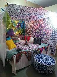 Bhanu Small Tapestry Hippie Bedroom Decor Hippie Home Decor Bohemian Bedroom Decor