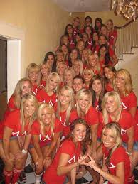 The greek alphabet letters delta delta delta (δδδ) are the official symbols. Delta Delta Delta At Fsu Delta Girl Blonde Women Sorority Sisters