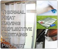 Thermal Heat Saving Reflective Curtains Diy Project Homesteading The Homestead Survival Com Diy Curtains Curtains Thermal Curtains Diy