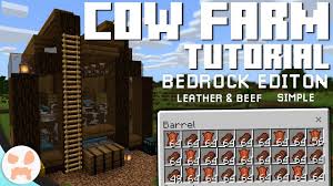 Cow Farm Tutorial Bedrock Edition 1 12 Leather Beef Semi Auto Youtube Lets make it 1 to 3. cow farm tutorial bedrock edition 1 12 leather beef semi auto