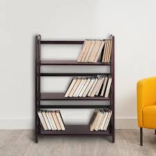 Check spelling or type a new query. 3 Shelf Folding Stackable Bookcase 27 5 Wide Espresso Accuweather Shop