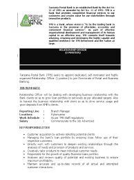 Use and personalize our loan officer resume sample. Job Advert Relationship Officer Kijitonyama Money Laundering Banks