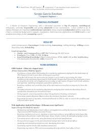 Cv example and samples for every job. Cv English Version June 2014