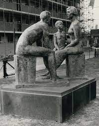 Nude �family Group� Statue Causes Controversy. Installed In Front Of  Council Flats. Photograph by Retro Images Archive - Pixels