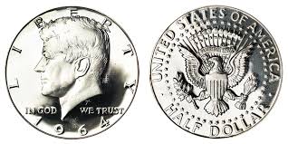 1964 Kennedy Silver Half Dollar 90 Silver Coin Value Prices