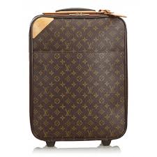 Before posting, make sure to review the rules of this subreddit. Louis Vuitton Vintage Damier Ebene Pegase 60 Trolley Brown Leather Trolley Luxury High Quality Avvenice