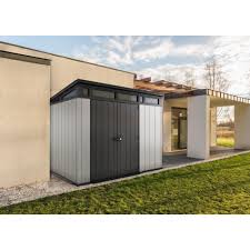 L 300 x p 220 x h 226 cm. Chalet Jardin Abri De Jardin Resine Monopente 6m2