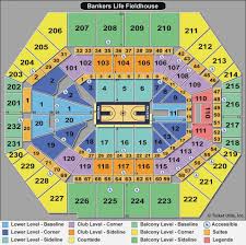 punctual bankers life fieldhouse indianapolis seating chart