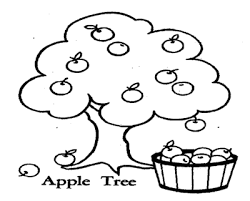 Preschool apple tree coloring page. Preschool Coloring Page U2013 Apple Tree Kidspressmagazine Com Coloring Pages