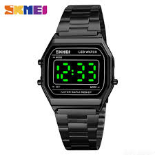 Kup luxury sport style led watchna ebay. Skmei 1646 Digital Sports Watch Electronic Square Led Back Light Men Watch Luxury Sport Wristwatch Men Women Stainless Steel Free Shipping Dealextreme