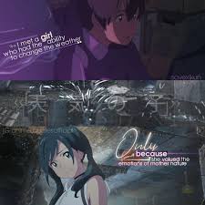 Tenki No Ko Weathering With You Anime Qoutes Japanese Quotes Anime Quotes