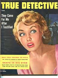 TRUE DETECTIVE-FEB 1956-G-MURDER-KIDNAP-RAPE-STRANGLING-KUNSTLER  COVER-SPICY G: Good Softcover/Paperback (1956)