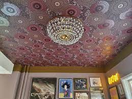 een plafond behangen hoe doe je dat mindy schroor diy