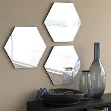 Mesh sheet that makes installation a much easier. 12 Hexagonal Mirror Designs Ideas Mirror Designs Design Diy Honeycomb