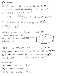 13 Find The Measure Of One Exterior Angle Of A Re Gauthmath