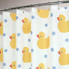 Duckies Duck Bathroom Duck Shower Curtain Fabric Shower Curtains