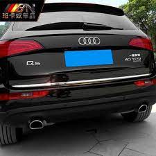 For Audi Q5 2009 2010 2011 2012 2013 2014 2015 2016 Stainless Steel Rear Trunk Steamer Tail Trunk Lid Cover Trim Car Accessories In 2021 Audi Q5 Audi Car