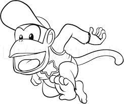 How To Draw Diddy Kong, Step By Step, Drawing Guide, By Dawn - Dragoart