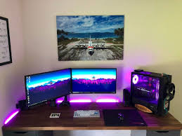 Corner desks are a great way to work from home and save a lot of space. Reddit Desk Special Battlestations Video Game Rooms Gaming Room Setup Computer Desk Setup
