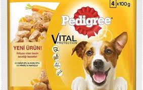 pedigree pouch kopek konservesi 4 x 100 gr 5900951127748 amazon pet center pancar beslenme aycicek yagi